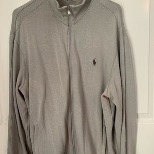 Men’s XL gray Polo Ralph Lauren lightweight zipper sweater.